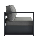 Tahoe Outdoor Patio Powder-Coated Aluminum Modular Left-Facing Loveseat by HouseOfZazla