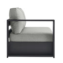 Tahoe Outdoor Patio Powder-Coated Aluminum Modular Left-Facing Loveseat by HouseOfZazla