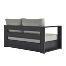 Tahoe Outdoor Patio Powder-Coated Aluminum Modular Left-Facing Loveseat by HouseOfZazla