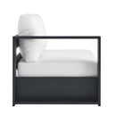 Tahoe Outdoor Patio Powder-Coated Aluminum Modular Left-Facing Loveseat by HouseOfZazla
