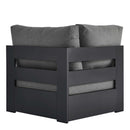 Tahoe Outdoor Patio Powder-Coated Aluminum Modular Corner Chair by Modway by HouseOfZazla