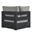 Tahoe Outdoor Patio Powder-Coated Aluminum Modular Corner Chair by Modway by HouseOfZazla