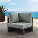 Tahoe Outdoor Patio Powder-Coated Aluminum Modular Corner Chair by Modway by HouseOfZazla