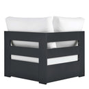 Tahoe Outdoor Patio Powder-Coated Aluminum Modular Corner Chair by Modway by HouseOfZazla