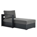 Tahoe Outdoor Patio Powder-Coated Aluminum Left-Facing Chaise Lounge by HouseOfZazla