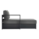 Tahoe Outdoor Patio Powder-Coated Aluminum Left-Facing Chaise Lounge by HouseOfZazla