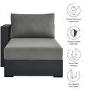 Tahoe Outdoor Patio Powder-Coated Aluminum Left-Facing Chaise Lounge by HouseOfZazla