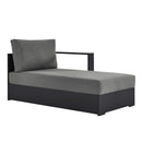 Tahoe Outdoor Patio Powder-Coated Aluminum Right-Facing Chaise Lounge by HouseOfZazla