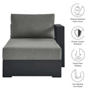 Tahoe Outdoor Patio Powder-Coated Aluminum Right-Facing Chaise Lounge by HouseOfZazla
