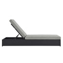 Tahoe Outdoor Patio Powder-Coated Aluminum Chaise Lounge Chair by Modway by HouseOfZazla
