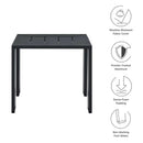 Tahoe Outdoor Patio Powder-Coated Aluminum End Table by Modway by HouseOfZazla