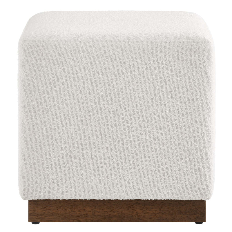 Tilden 17" Square Boucle Upholstered Ottoman by Modway, photo 4 of 7