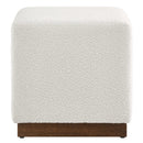 Tilden 17" Square Boucle Upholstered Ottoman by Modway by HouseOfZazla