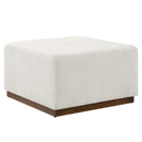 Tilden Large 28" Square Boucle Upholstered Ottoman by Modway by HouseOfZazla