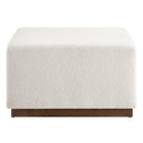 Tilden Large 28" Square Boucle Upholstered Ottoman by Modway by HouseOfZazla
