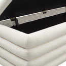 Mezzo Boucle Upholstered Storage Bench by Modway by HouseOfZazla