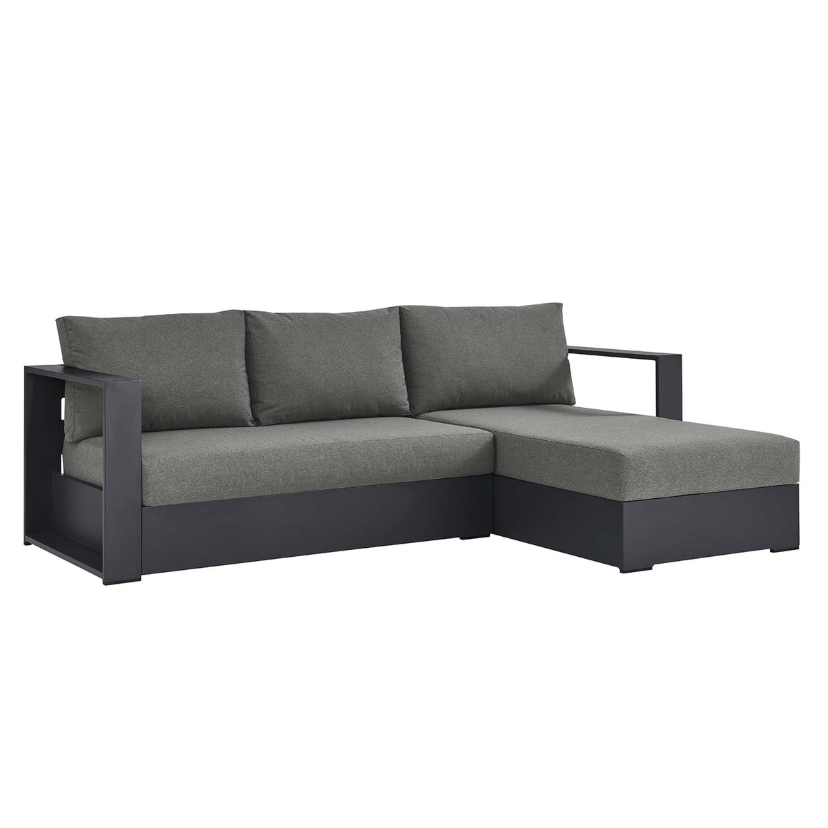 Tahoe 2-Piece Outdoor Aluminum Chaise Sectional Sofa, photo 21 of 21