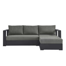 Tahoe 2-Piece Outdoor Aluminum Chaise Sectional Sofa by HouseOfZazla
