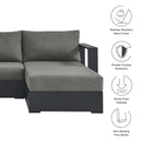 Tahoe 2-Piece Outdoor Aluminum Chaise Sectional Sofa by HouseOfZazla