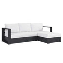Tahoe 2-Piece Outdoor Aluminum Chaise Sectional Sofa by HouseOfZazla