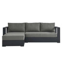 Tahoe 2-Piece Outdoor Patio Powder-Coated Aluminum Sectional Sofa Set by HouseOfZazla