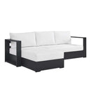Tahoe 2-Piece Outdoor Patio Powder-Coated Aluminum Sectional Sofa Set by HouseOfZazla