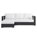 Tahoe 2-Piece Outdoor Patio Powder-Coated Aluminum Sectional Sofa Set by HouseOfZazla