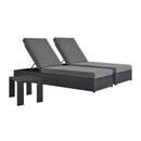 Tahoe 3-Piece Outdoor Patio Chaise Lounge Set by HouseOfZazla