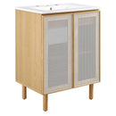 Calla 24" Perforated Metal Bathroom Vanity by Modway by HouseOfZazla