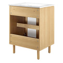 Calla 24" Perforated Metal Bathroom Vanity by Modway by HouseOfZazla