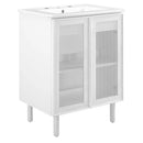 Calla 24" Perforated Metal Bathroom Vanity by Modway by HouseOfZazla