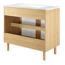 Calla 36" Perforated Metal Bathroom Vanity by Modway by HouseOfZazla