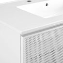 Calla 36" Perforated Metal Bathroom Vanity by Modway by HouseOfZazla