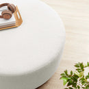 Tilden Large 38" Round Boucle Upholstered Ottoman by Modway by HouseOfZazla