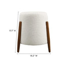 Riven Upholstered Boucle Fabric Ottoman by Modway by HouseOfZazla