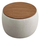 Perla Woven Heathered Fabric Upholstered Storage Ottoman by Modway by HouseOfZazla