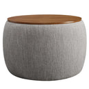 Perla Woven Heathered Fabric Upholstered Storage Ottoman by Modway by HouseOfZazla