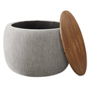 Perla Woven Heathered Fabric Upholstered Storage Ottoman by Modway by HouseOfZazla