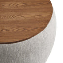 Perla Woven Heathered Fabric Upholstered Storage Ottoman by Modway by HouseOfZazla