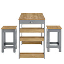 Galley 3-Piece Kitchen Island and Stool Set by Modway by HouseOfZazla