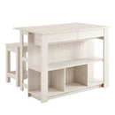 Meadowbrook 3-Piece Kitchen Island and Stool Set by HouseOfZazla