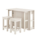 Meadowbrook 3-Piece Kitchen Island and Stool Set by HouseOfZazla