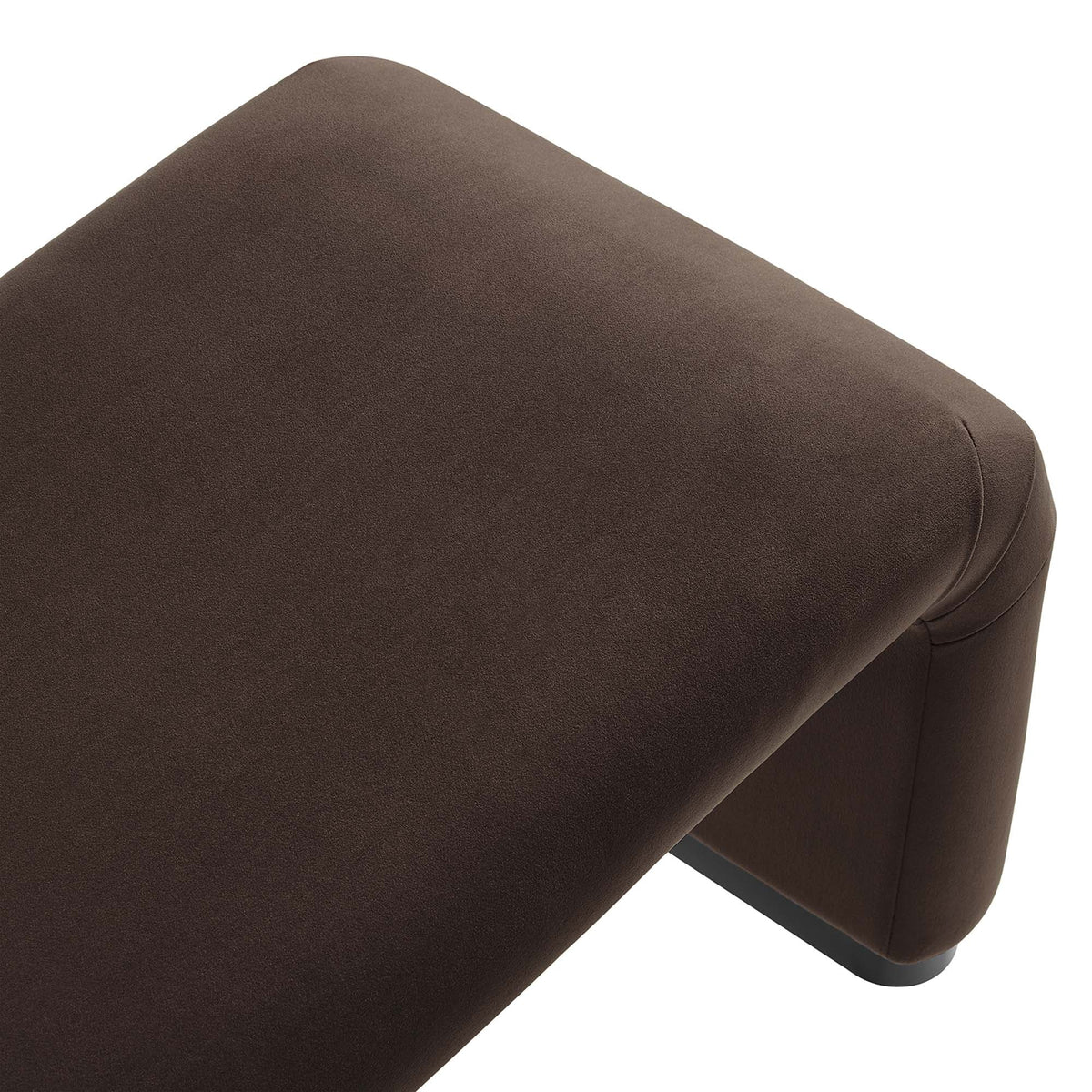 Koda Performance Velvet Waterfall Long Bench by Modway, photo 13 of 46