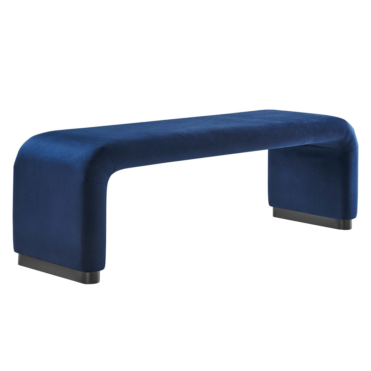 Koda Performance Velvet Waterfall Long Bench by Modway, photo 45 of 46