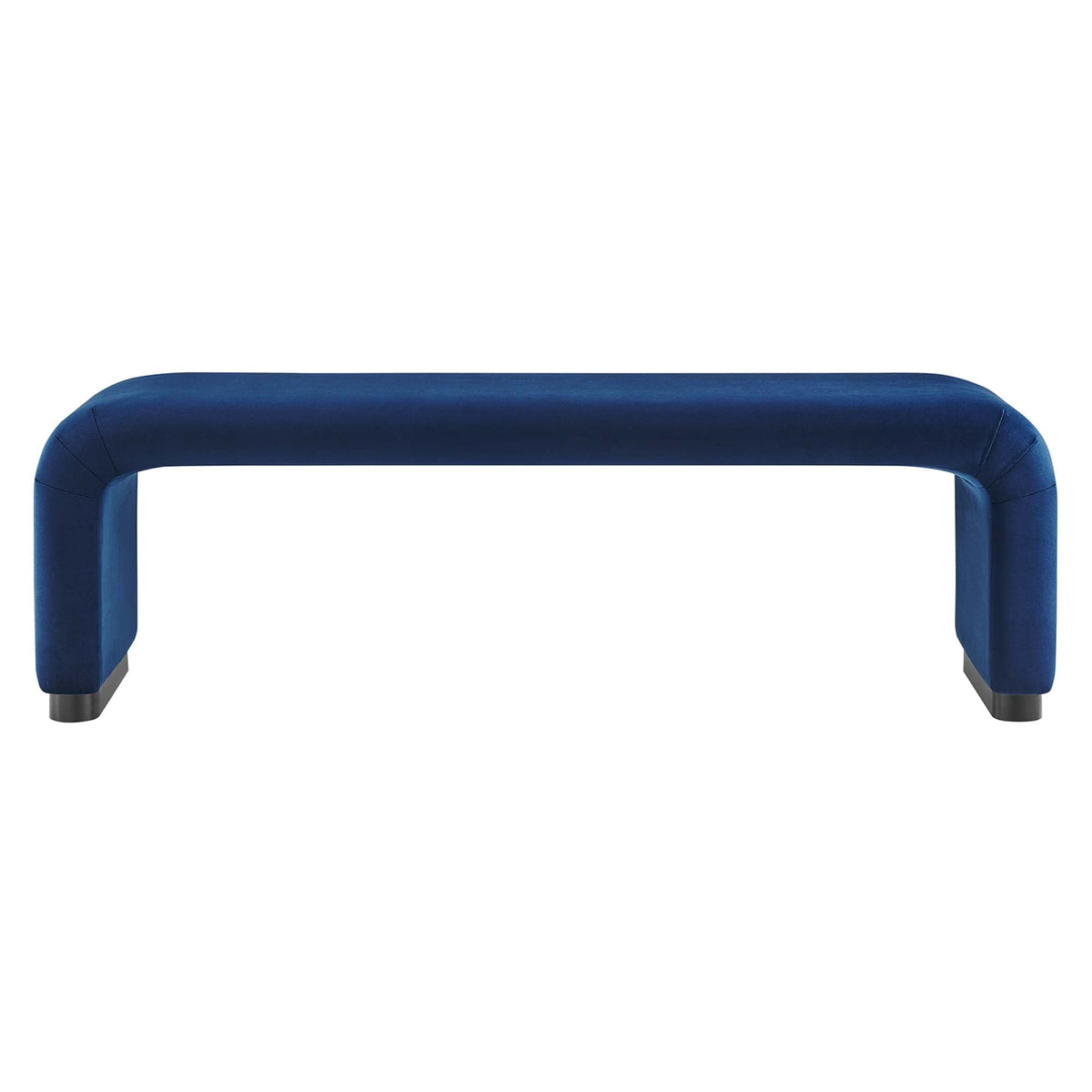 Koda Performance Velvet Waterfall Long Bench by Modway, photo 24 of 46