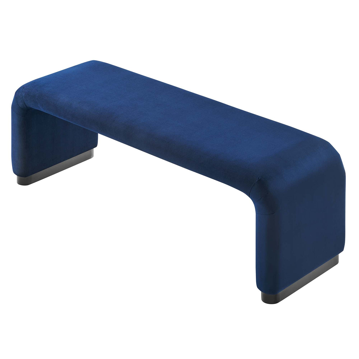 Koda Performance Velvet Waterfall Long Bench by Modway, photo 18 of 46