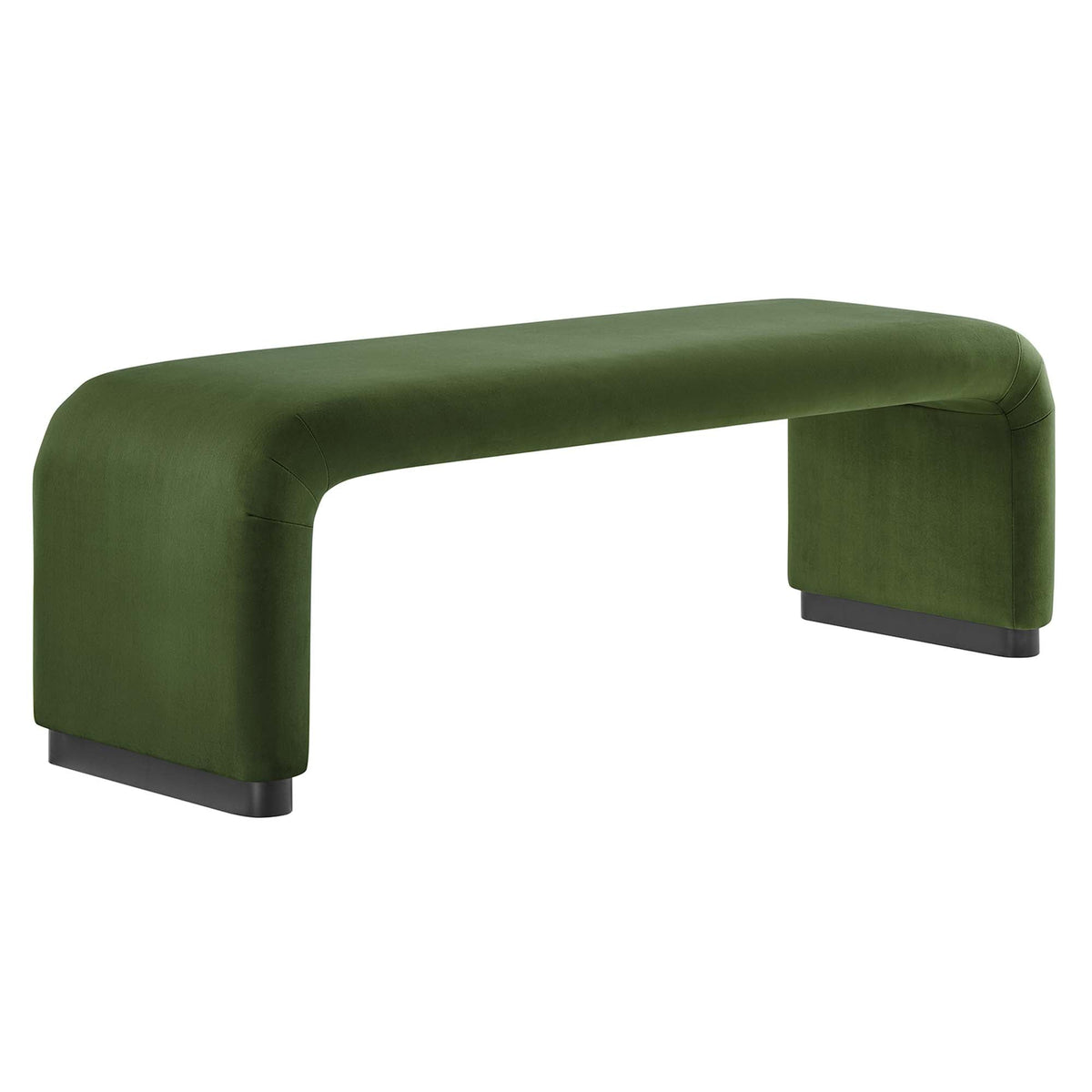 Koda Performance Velvet Waterfall Long Bench by Modway, photo 44 of 46