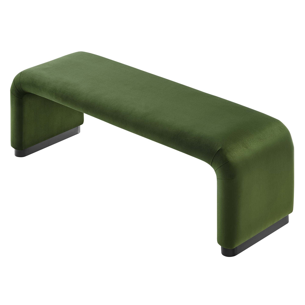 Koda Performance Velvet Waterfall Long Bench by Modway, photo 17 of 46