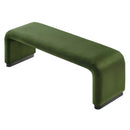 Koda Performance Velvet Waterfall Long Bench by Modway by HouseOfZazla