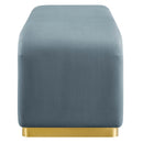 Koda Performance Velvet Waterfall Long Bench by Modway by HouseOfZazla